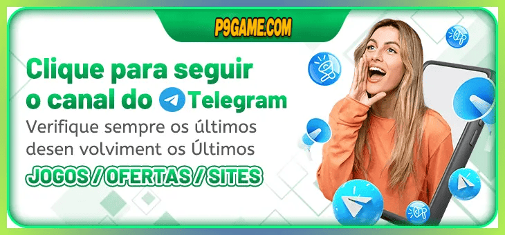 P9GAME bônus — painel de promoções no aplicativo